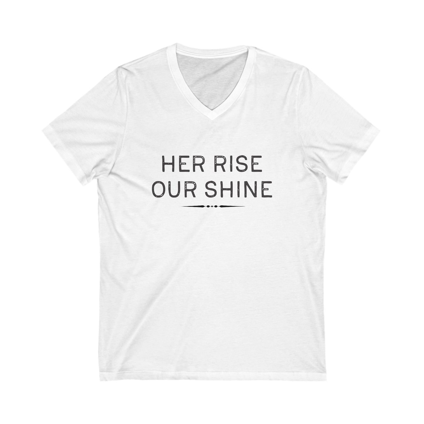 Women Jersey Short Sleeve V-Neck Tee